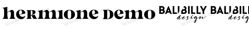 HERMIONE DEMO字体转换